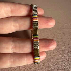 BaubleBar Multicolor Gold and Silver Bracelet